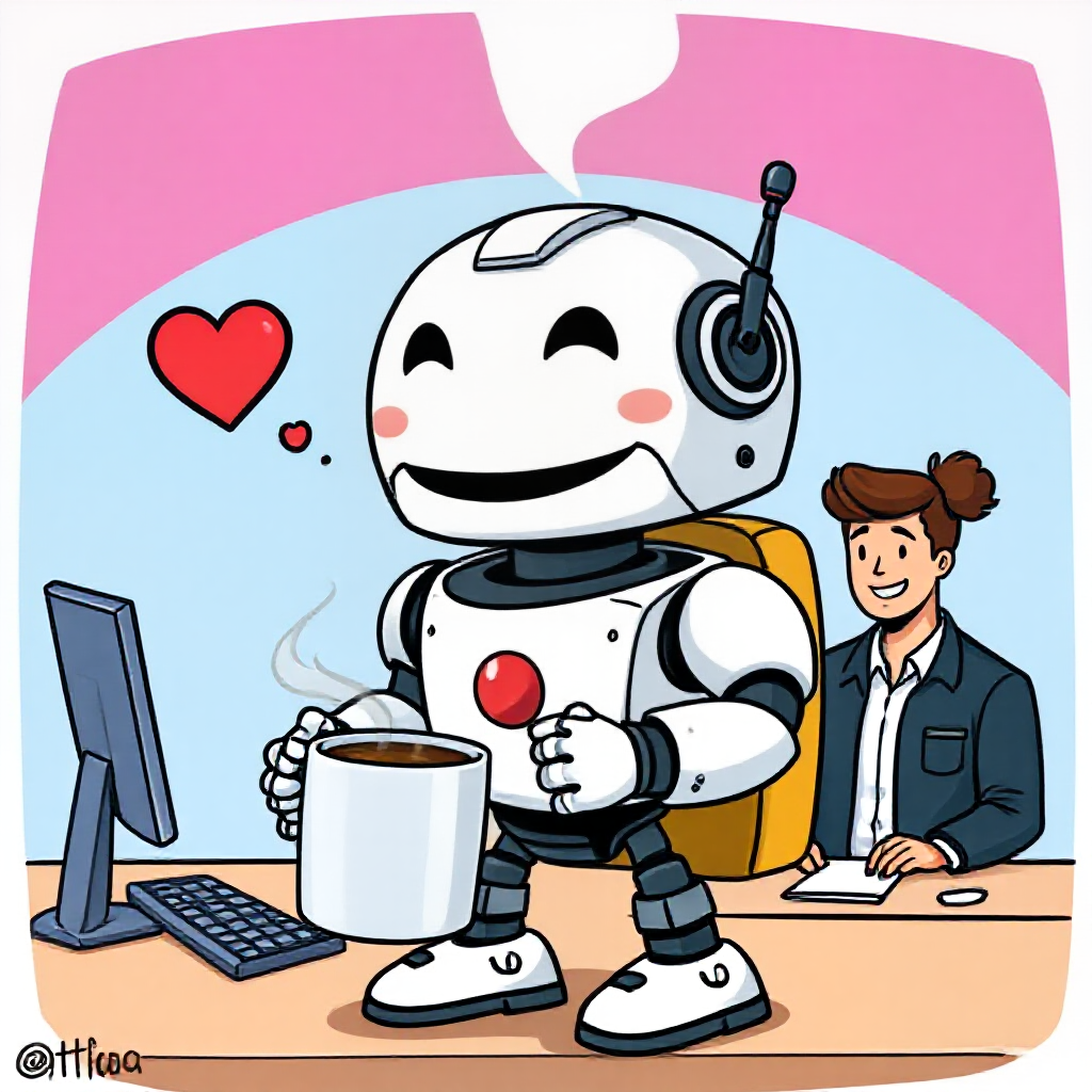 cartoon-robot-coffee