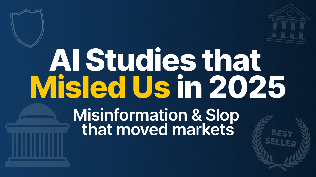 AI Studies that misled us in 2025