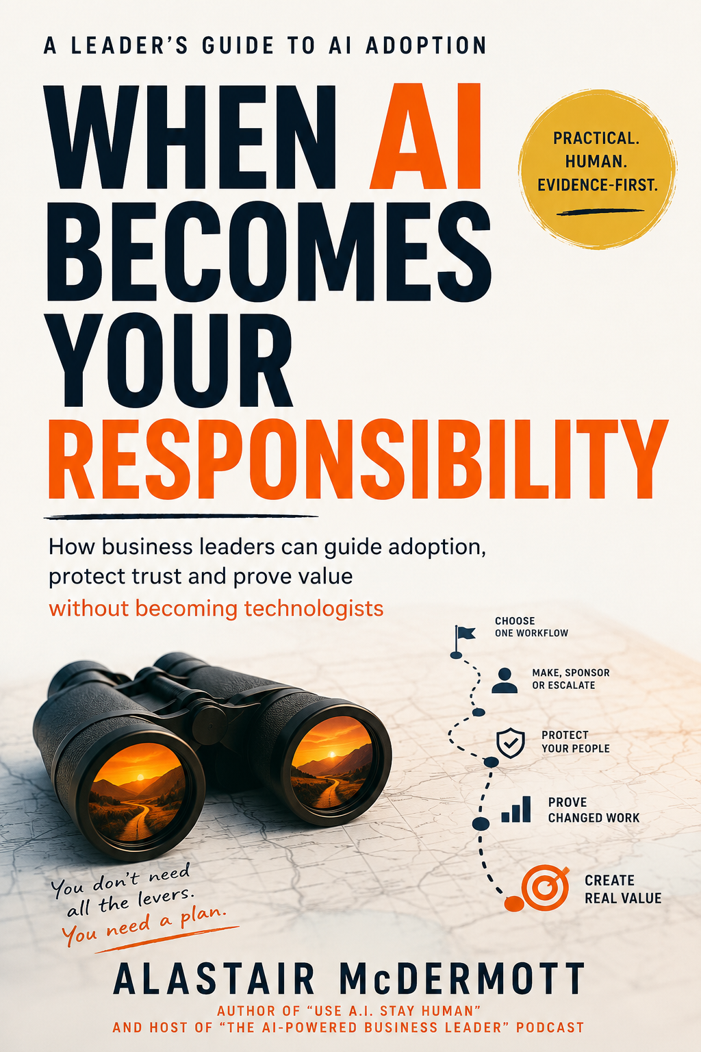 When AI Becomes Your Responsibility book cover (beta draft)